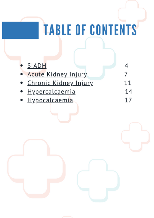 Renal & Electrolytes Clinical Notes - PharmaStudyDigital ProductPharmaStudy